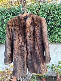 Giacca pelliccia di opossum, anni 80.