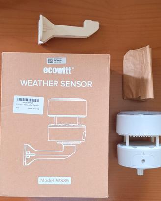 Ecowitt WS85 - Sensore pioggia e vento 3 in 1