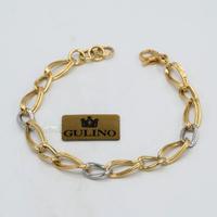 Bracciale donna Etoile oro giallo bianco 18kt D.37