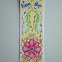 segnalibro dipinto a mano 