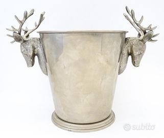 Secchiello  Champagne in Silver Plated XIX Secolo