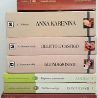 Libri classici lotto 14 volumi – Dostoevskij Tolst