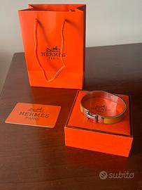 Bracciale Hermès Clic H PM in Metallo.