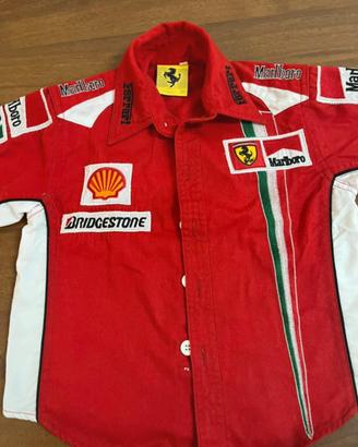 Camicia vintage bambino Ferrari taglia S