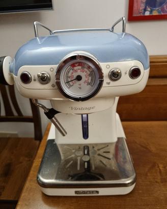 Macchina caffè Ariete Vintage azzurra