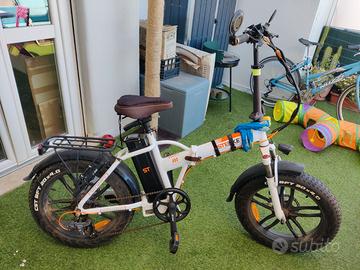E-bike usata pieghevole fat Samsung 36V Shimano 7v