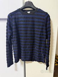 Maglia donna OVS righe nere e blu