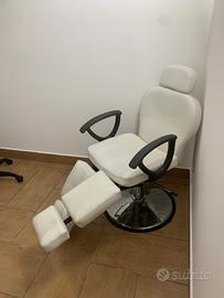 Poltrona pedicure,trucco a gas