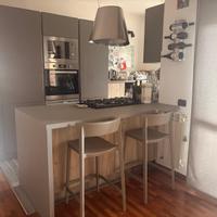 Cucina e parete attrezzata salotto Lube Immagina