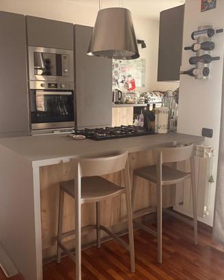 Cucina e parete attrezzata salotto Lube Immagina