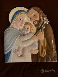 Sacra famiglia firmata Ronzan