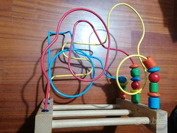 Labirinto giocattolo Montessori legno per bambini