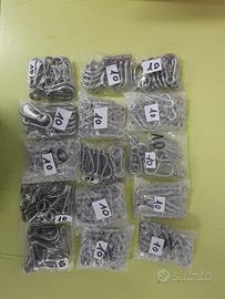 150 moschettoni nuovi x 20 euro