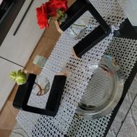 supporto per  vaso di vetro 