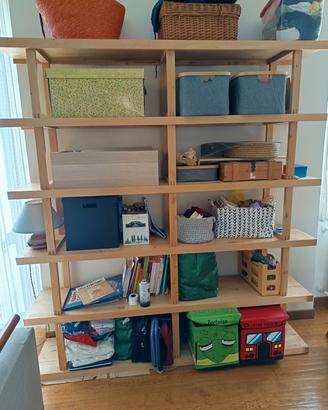Libreria a giorno Ikea betulla