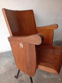 sedia cinema d'epoca 