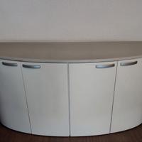 mobile stondato in legno con base in marmo 