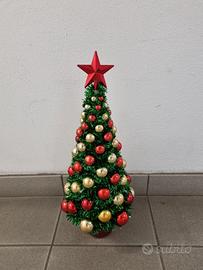 Alberello Albero di Natale con Luci Led alto 51cm