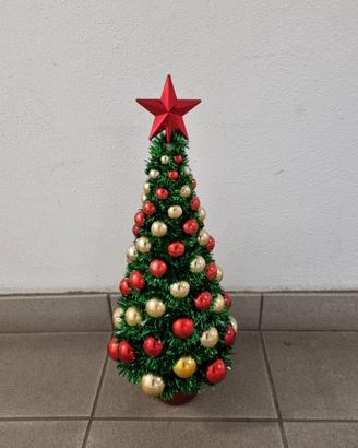 Alberello Albero di Natale con Luci Led alto 51cm