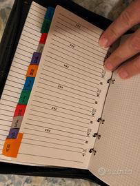 Agenda Organizzatore ad Anelli con Cerniera
