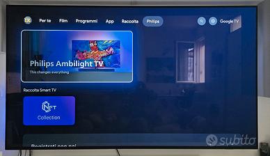 TV OLED 77 PHILIPS AMBILIGHT819 4K 24Mesi Garanzia