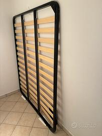 Rete a doghe + materasso matrimoniale