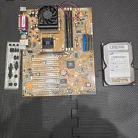 Scheda madre asus asus + processore, ram hard disk