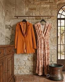 set blazer in poliestere S + jumpsuit Boemia 