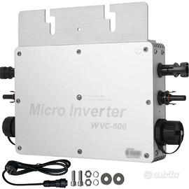 Microinverter 600w  fotovoltaico balcone 2x MPPT