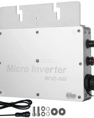 Microinverter 600w  fotovoltaico balcone 2x MPPT