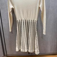 Vestito bianco e nero da donna TU