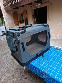 Trasportino auto per cane taglia media