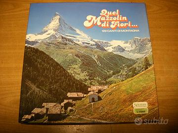 Canti di montagna collezione di 9 dischi lp
