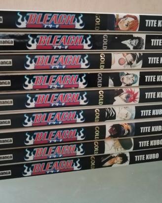 Lotto 9 Volumi Manga Bleach Edizione Gold