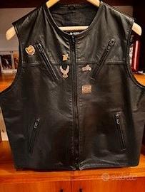 Gilet in pelle per bikers