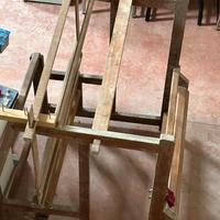 Telaio antico per tessitura a mano