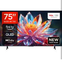 TV TCL 75T6C 75” 4K QLED TV with Fire TV