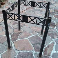 tavolini in ferro con marmo 