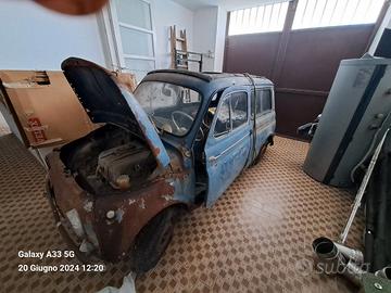 FIAT 500 Giardiniera del 1961 da restaurare 