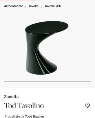 Tavolino Tod by Zanotta