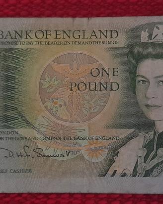 Banconota da one pound