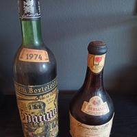 Bottiglie vino Spanna e Grignolino D'Asti