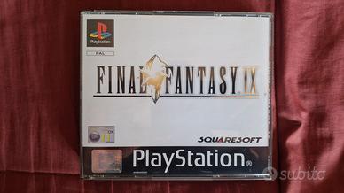 PS1 Final Fantasy IX 9 PAL italiano prima stampa