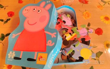 2 puzzle giganti, Peppa Pig e Bing
