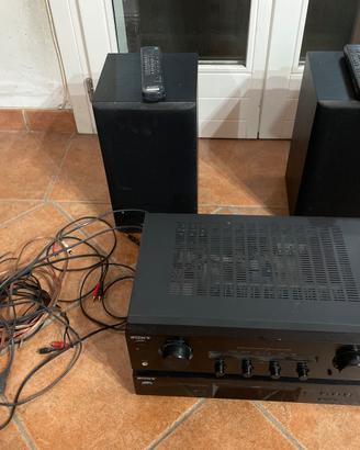 Stereo Sony, lettore CD Sony, casse Cerwin Vega