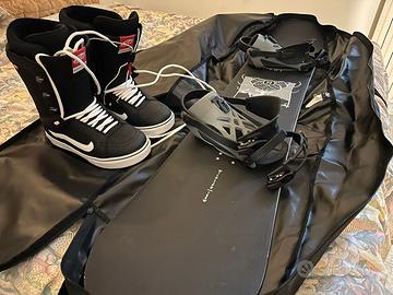 Snowboard kit completo 158 wide