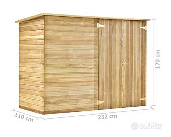 Capanno giardino/ casetta legno