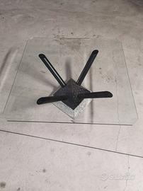 tavolino per soggiorno con vetro 