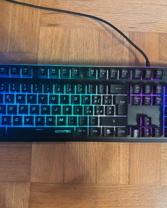 Tastiera Gaming RGB EZONTEQ