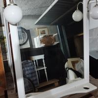 Specchio bagno con applique